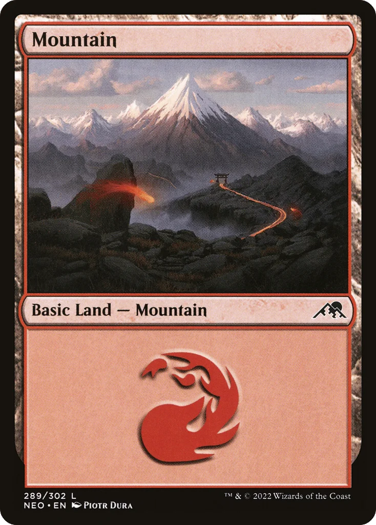 Mountain · Kamigawa: Neon Dynasty
