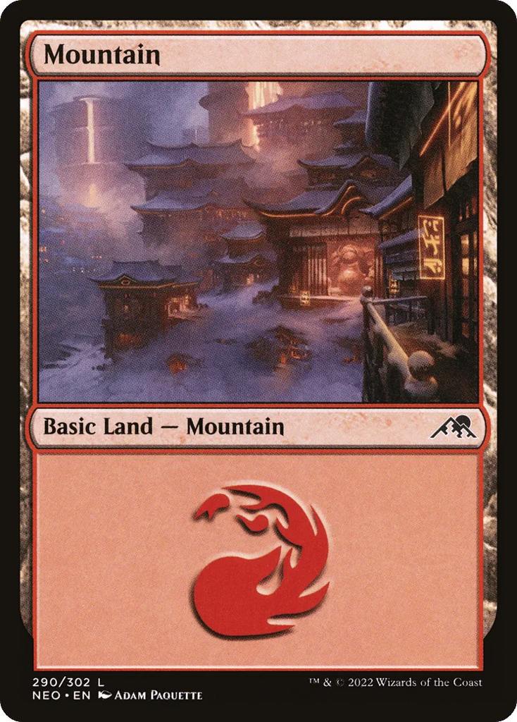 Mountain · Kamigawa: Neon Dynasty