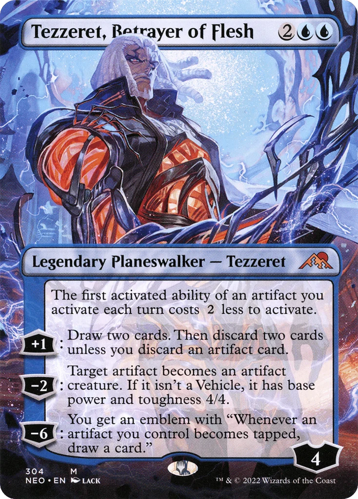 Tezzeret, Betrayer of Flesh · Kamigawa: Neon Dynasty