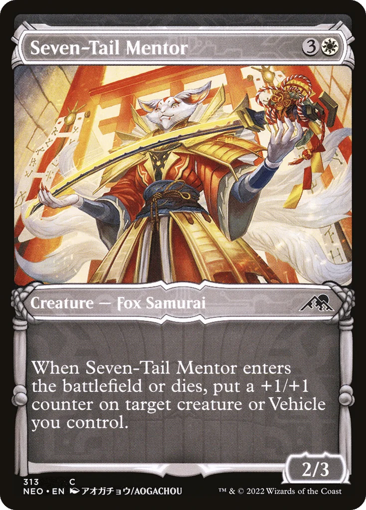 Seven-Tail Mentor · Kamigawa: Neon Dynasty