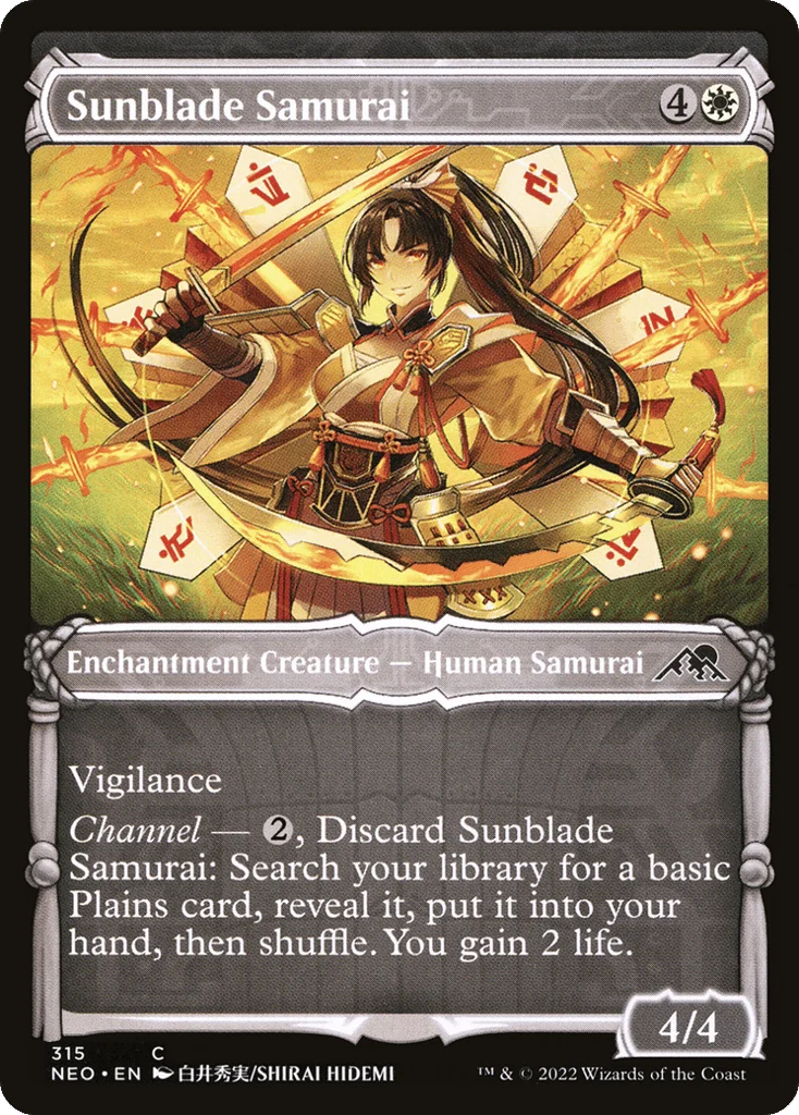 Sunblade Samurai · Kamigawa: Neon Dynasty