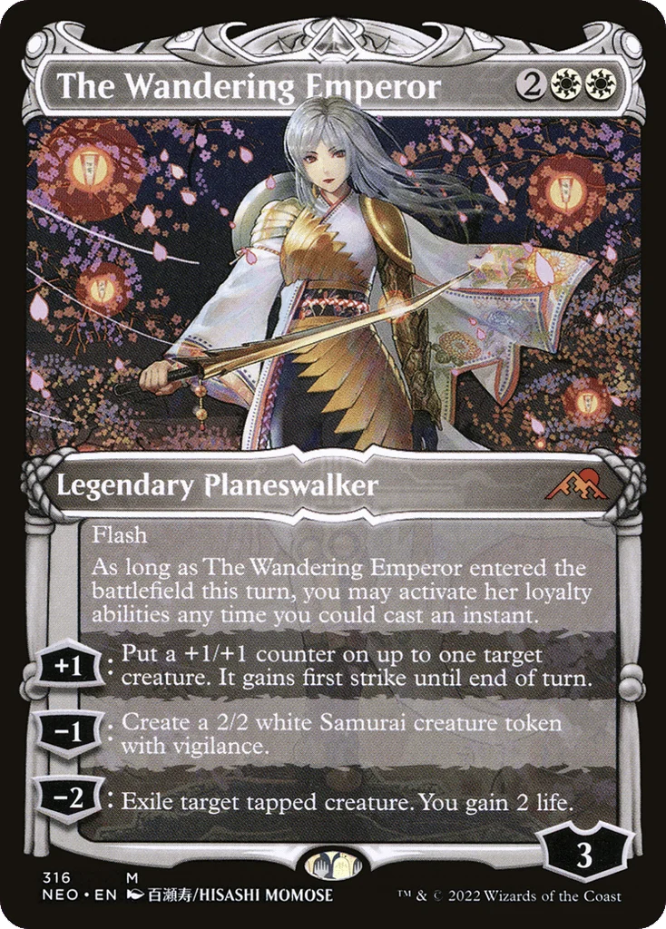 The Wandering Emperor · Kamigawa: Neon Dynasty