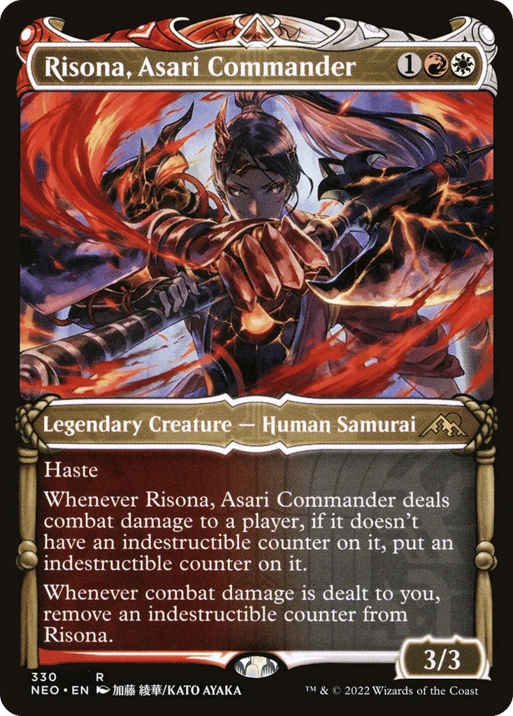 Risona, Asari Commander · Kamigawa: Neon Dynasty