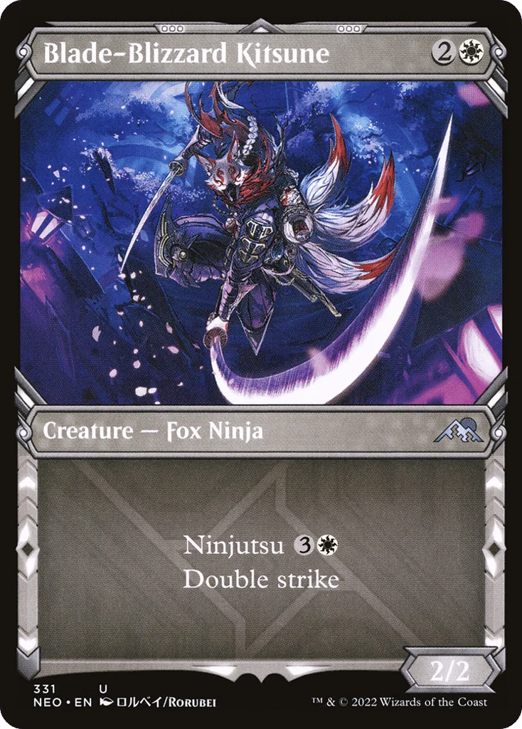 Blade-Blizzard Kitsune · Kamigawa: Neon Dynasty