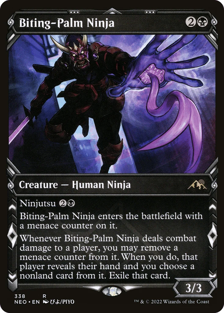 Biting-Palm Ninja · Kamigawa: Neon Dynasty
