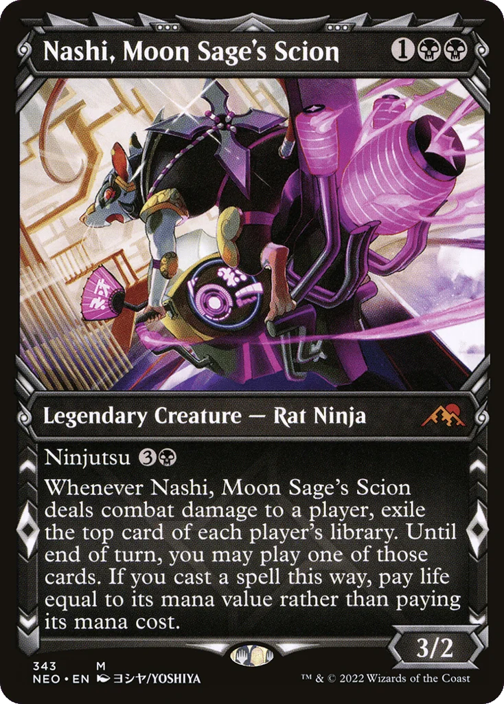 Nashi, Moon Sage's Scion · Kamigawa: Neon Dynasty