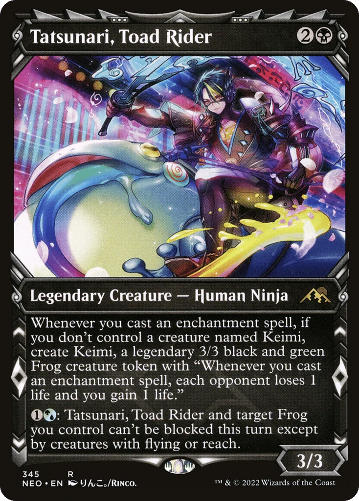 Tatsunari, Toad Rider · Kamigawa: Neon Dynasty