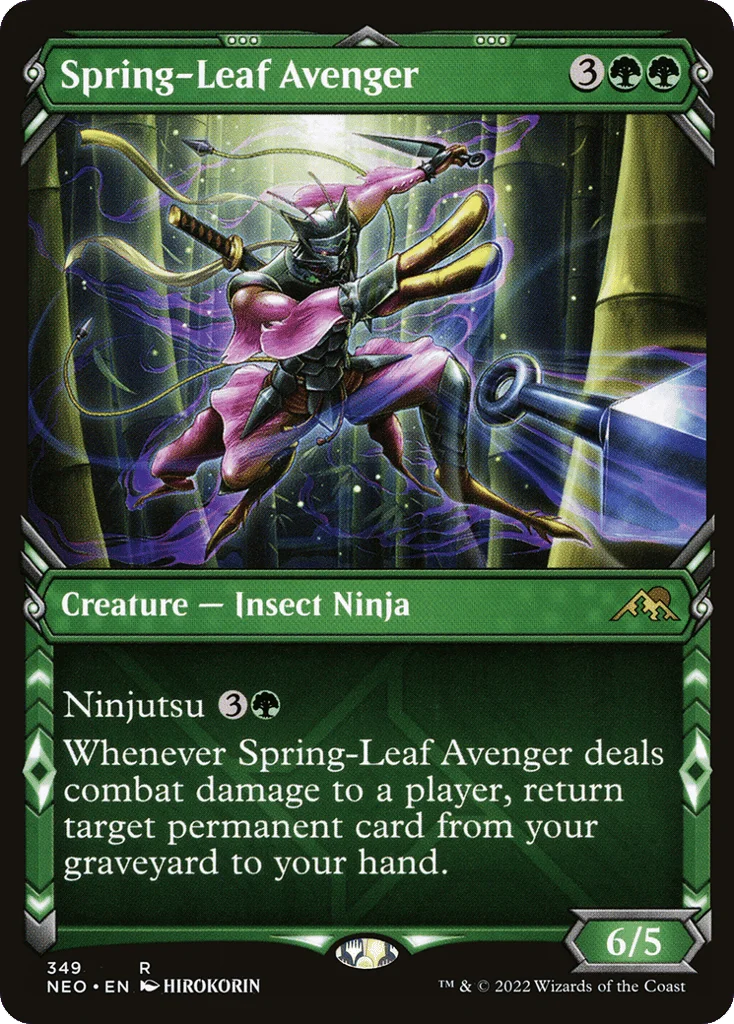 Spring-Leaf Avenger · Kamigawa: Neon Dynasty