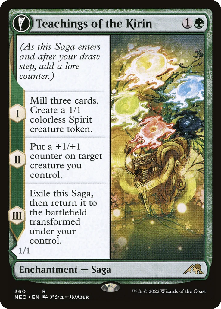 Teachings of the Kirin // Kirin-Touched Orochi · Kamigawa: Neon Dynasty