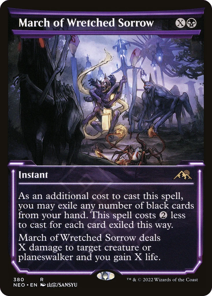 March of Wretched Sorrow · Kamigawa: Neon Dynasty