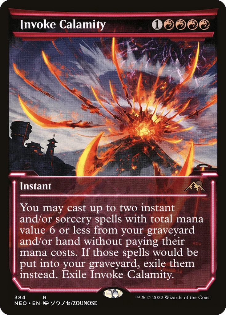 Invoke Calamity · Kamigawa: Neon Dynasty