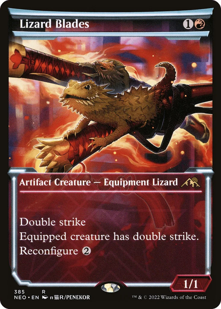 Lizard Blades · Kamigawa: Neon Dynasty