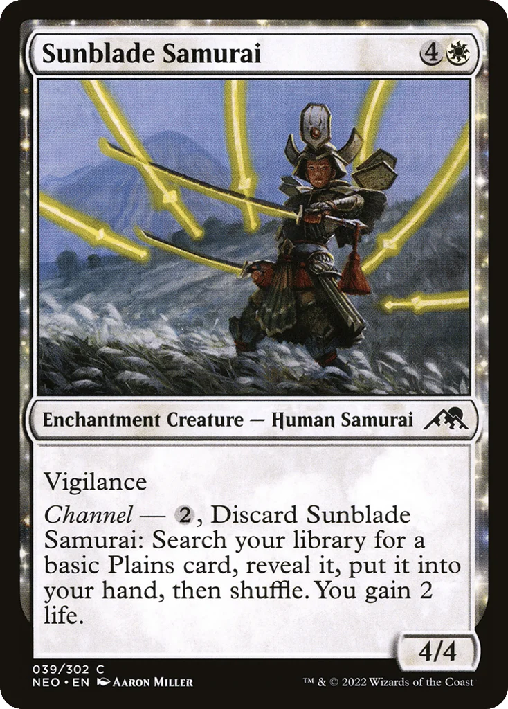 Sunblade Samurai · Kamigawa: Neon Dynasty