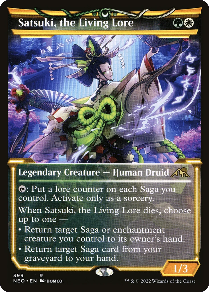 Satsuki, the Living Lore · Kamigawa: Neon Dynasty
