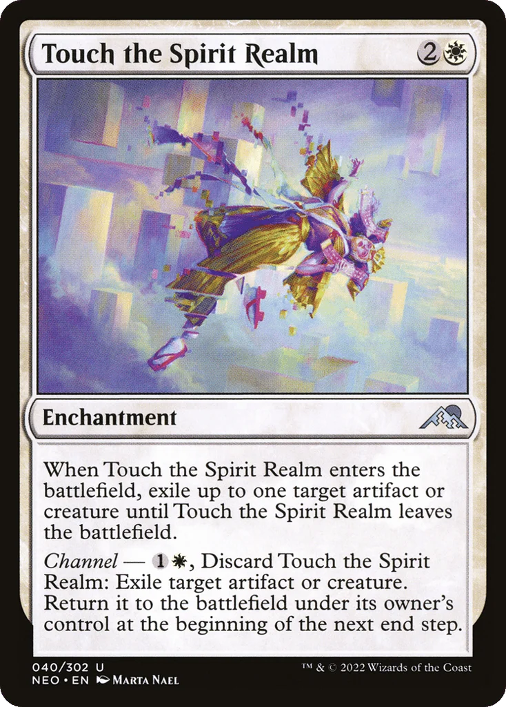 Touch the Spirit Realm · Kamigawa: Neon Dynasty