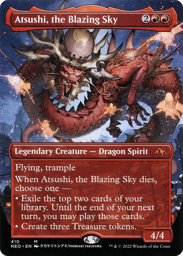 Atsushi, the Blazing Sky · Kamigawa: Neon Dynasty