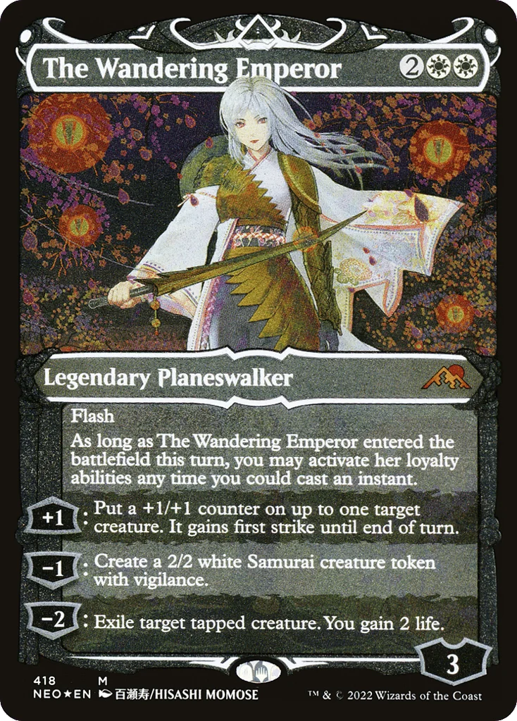 The Wandering Emperor · Kamigawa: Neon Dynasty