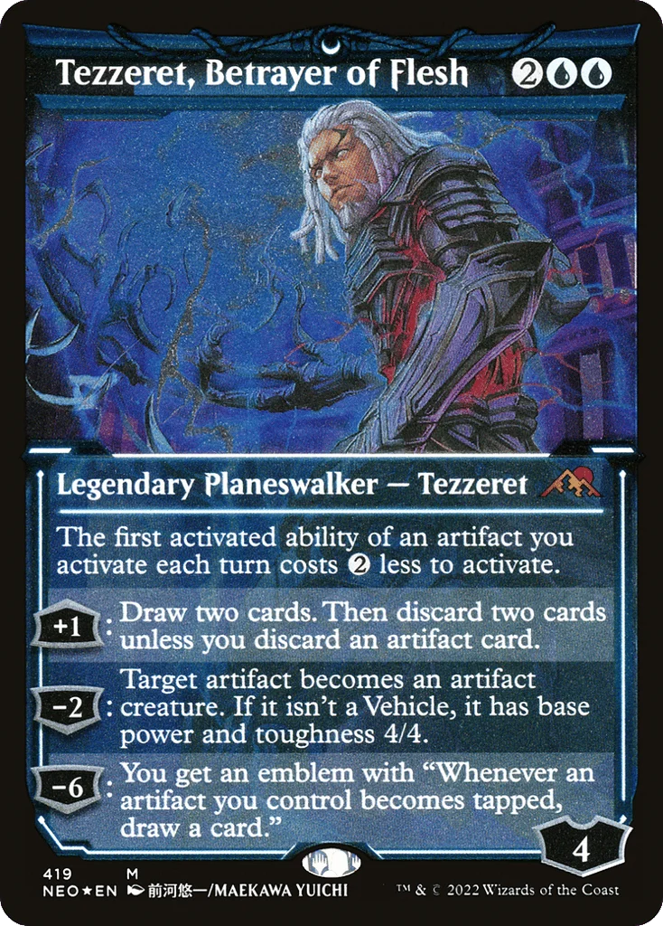 Tezzeret, Betrayer of Flesh · Kamigawa: Neon Dynasty