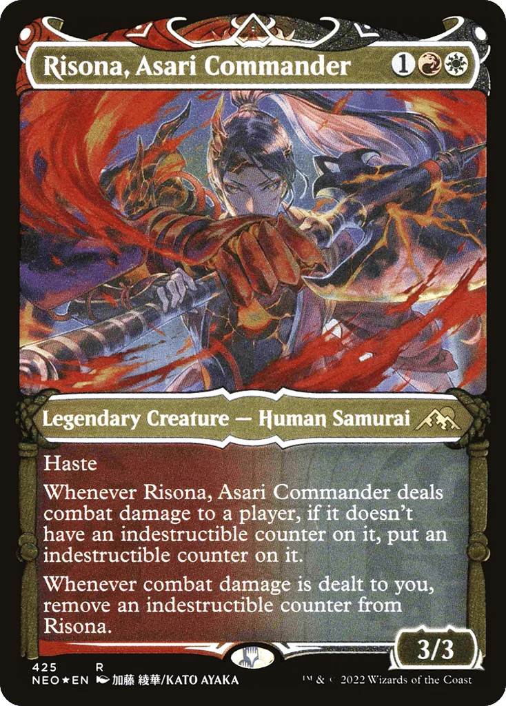 Risona, Asari Commander · Kamigawa: Neon Dynasty