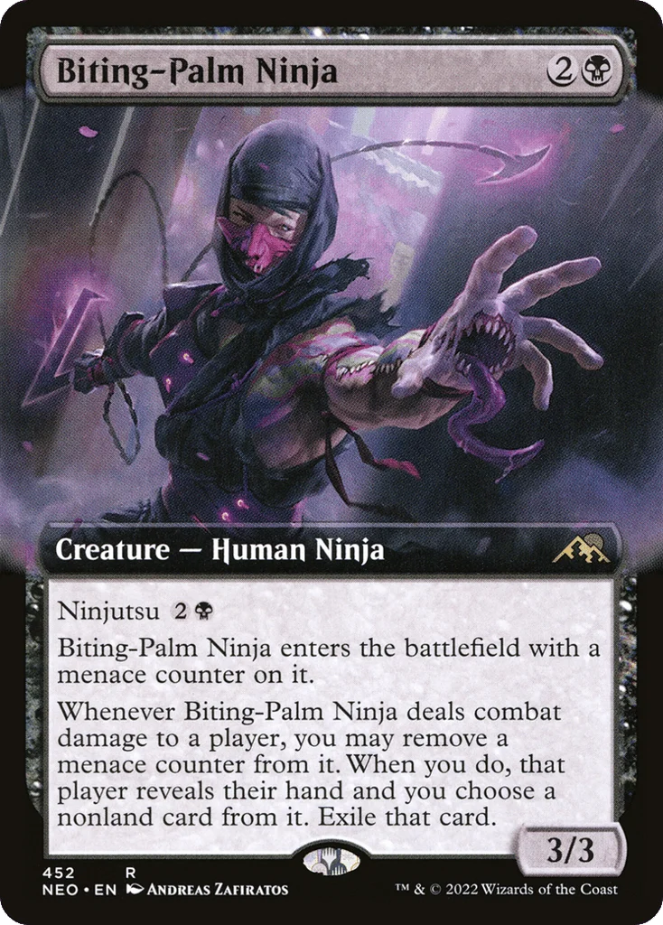 Biting-Palm Ninja · Kamigawa: Neon Dynasty