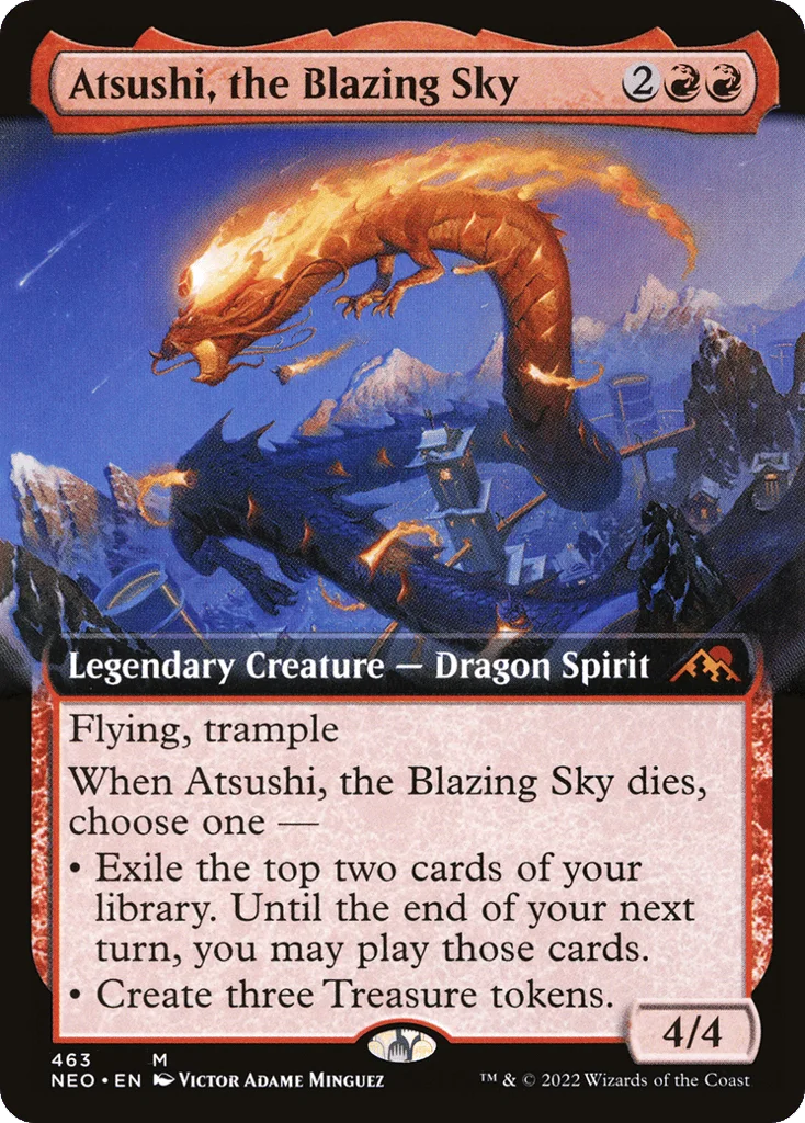 Atsushi, the Blazing Sky · Kamigawa: Neon Dynasty