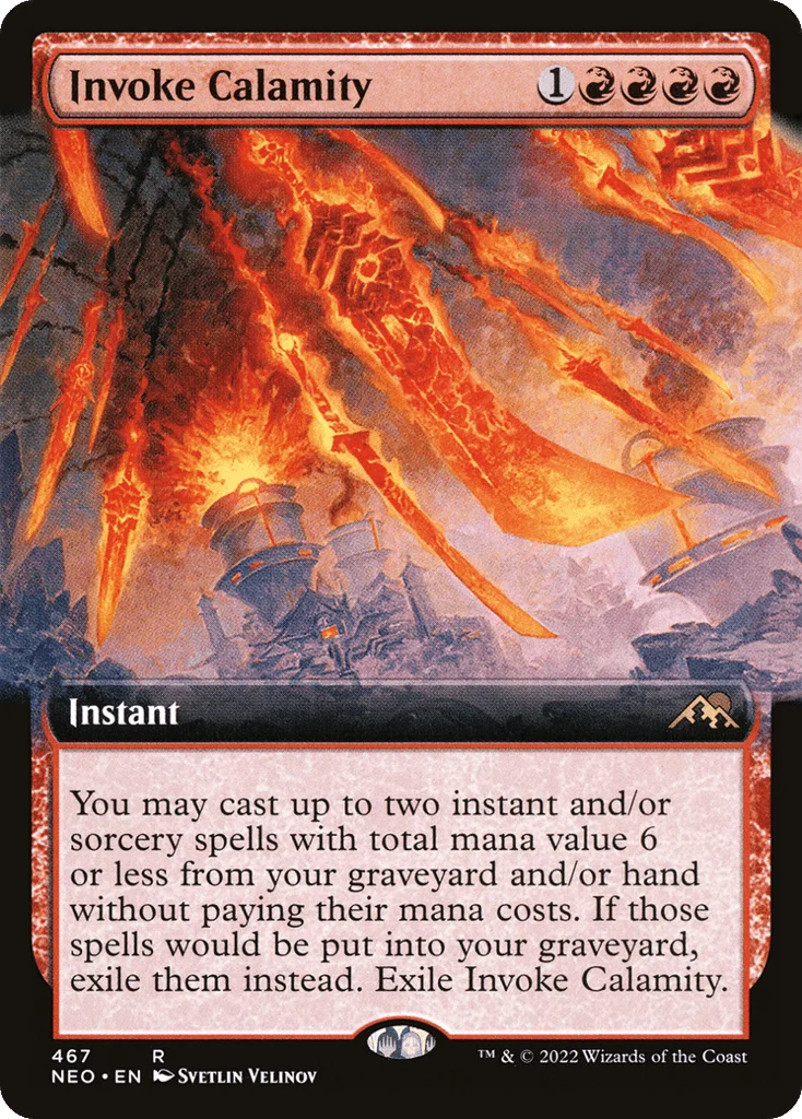 Invoke Calamity · Kamigawa: Neon Dynasty