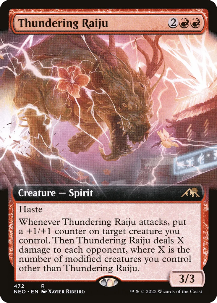 Thundering Raiju · Kamigawa: Neon Dynasty