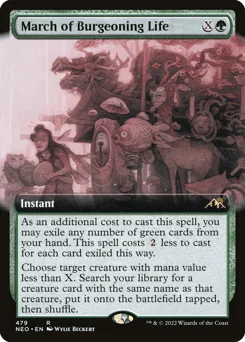 March of Burgeoning Life