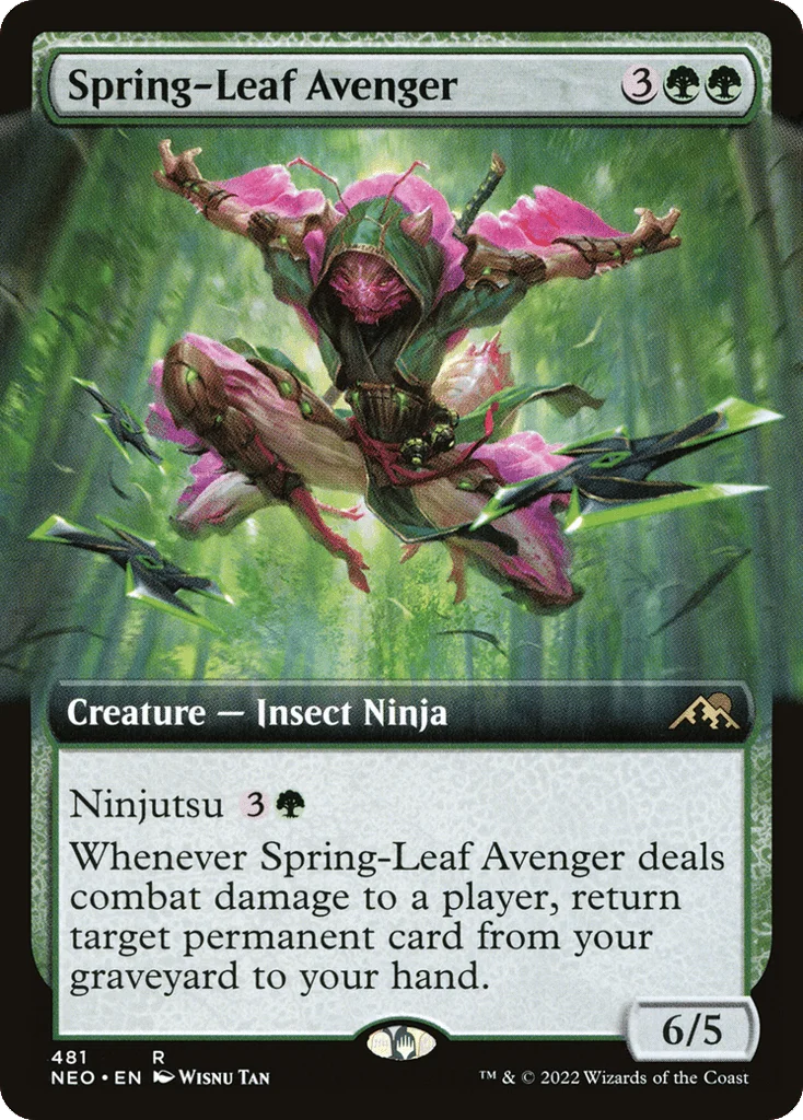 Spring-Leaf Avenger · Kamigawa: Neon Dynasty