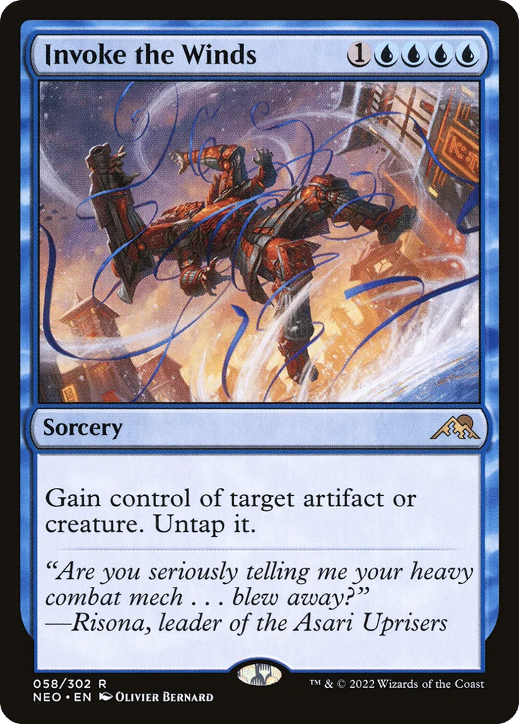 Invoke the Winds · Kamigawa: Neon Dynasty