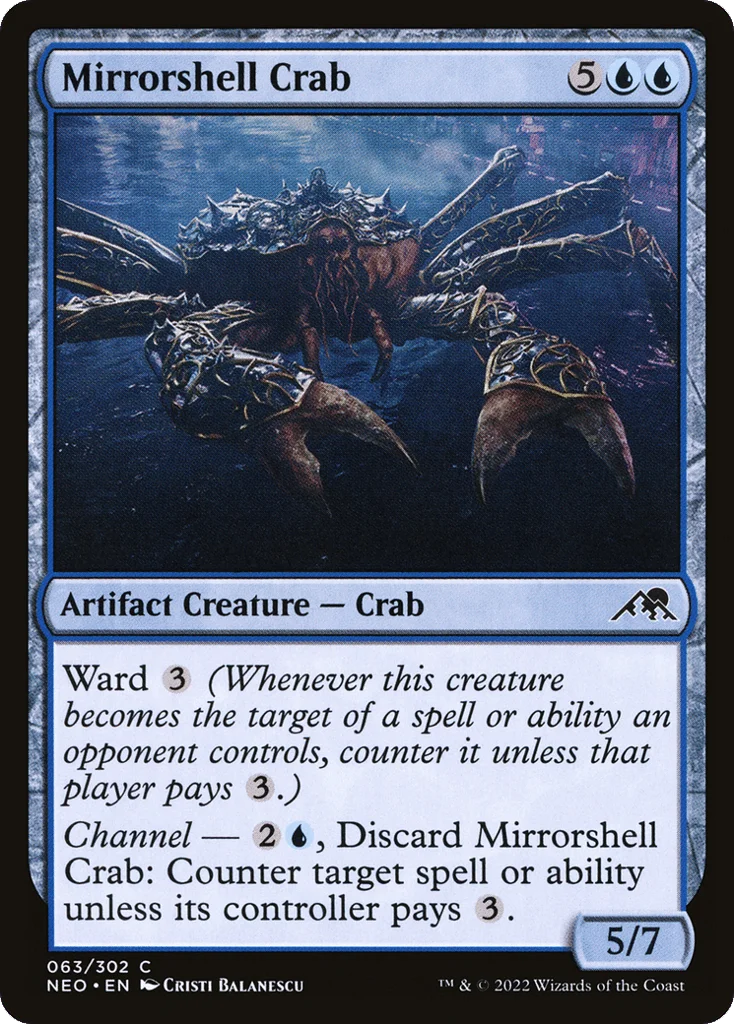 Mirrorshell Crab · Kamigawa: Neon Dynasty