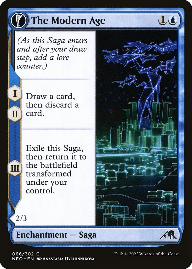 The Modern Age // Vector Glider · Kamigawa: Neon Dynasty