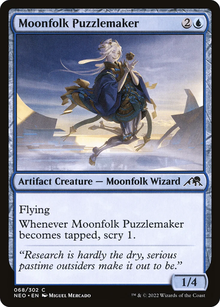 Moonfolk Puzzlemaker · Kamigawa: Neon Dynasty
