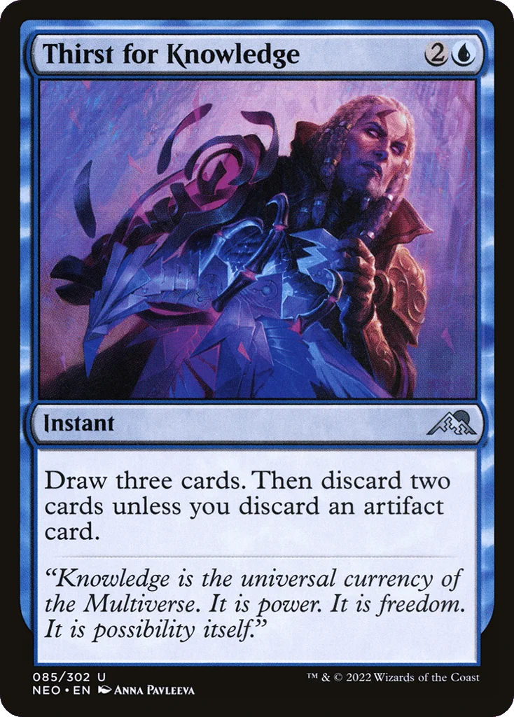 Thirst for Knowledge · Kamigawa: Neon Dynasty