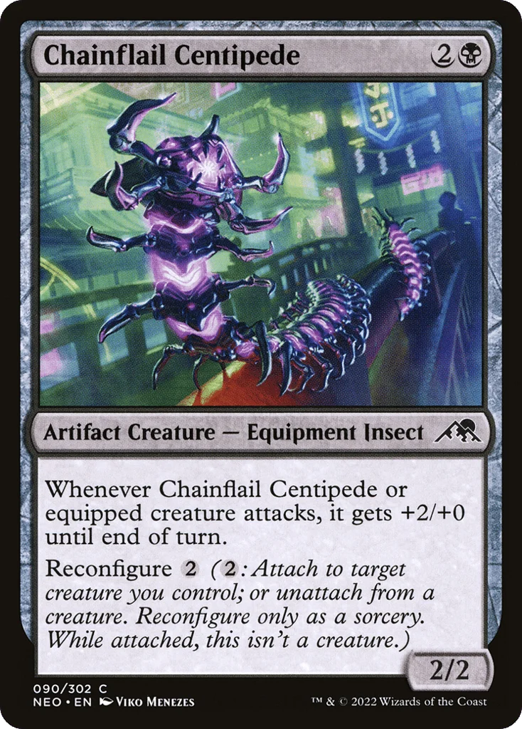 Chainflail Centipede · Kamigawa: Neon Dynasty
