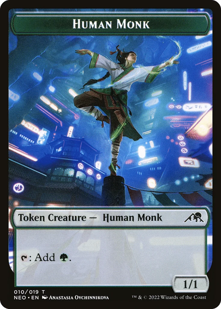 Human Monk · Kamigawa: Neon Dynasty
