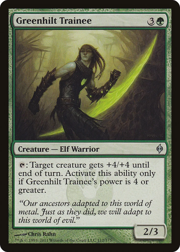 Greenhilt Trainee · New Phyrexia