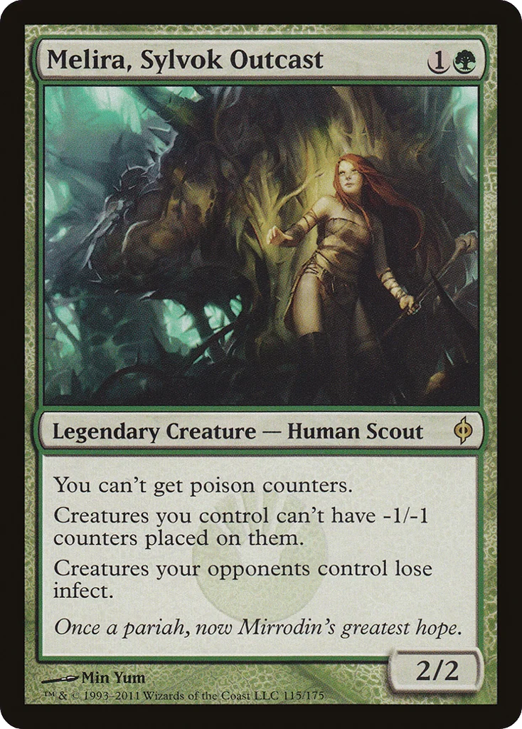 Melira, Sylvok Outcast · New Phyrexia