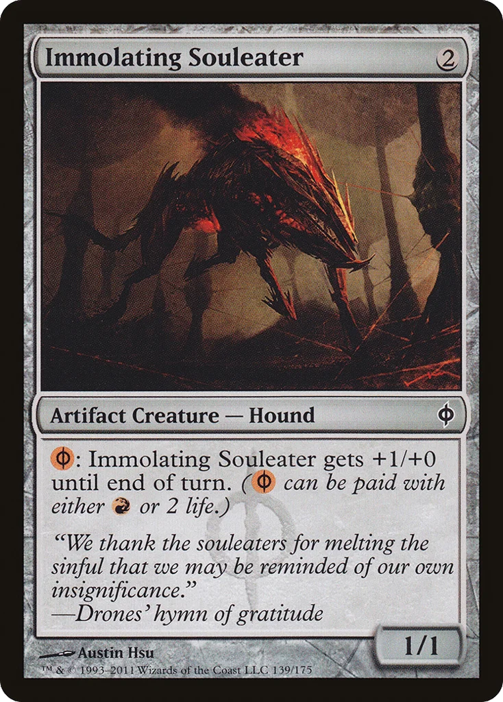 Immolating Souleater · New Phyrexia