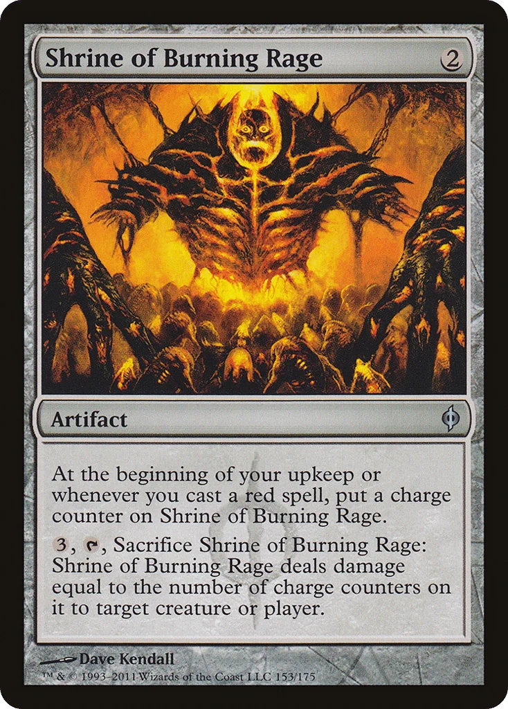 Shrine of Burning Rage · New Phyrexia