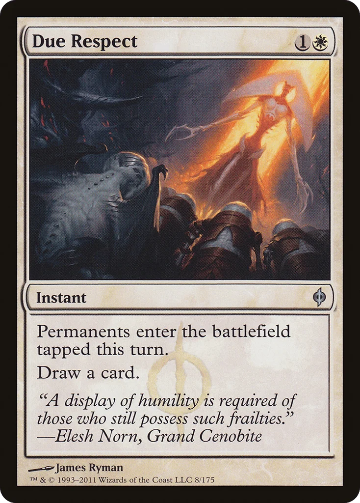 Due Respect · New Phyrexia