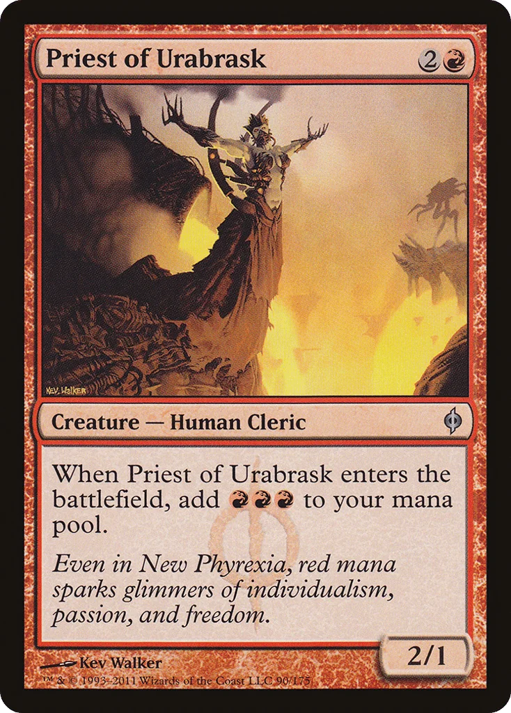 Priest of Urabrask · New Phyrexia