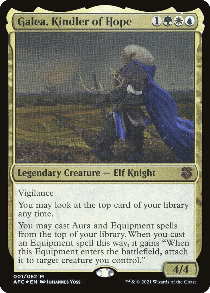 Galea, Kindler of Hope · Forgotten Realms Commander Display Commanders