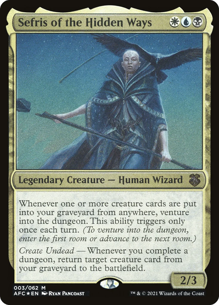 Sefris of the Hidden Ways · Forgotten Realms Commander Display Commanders