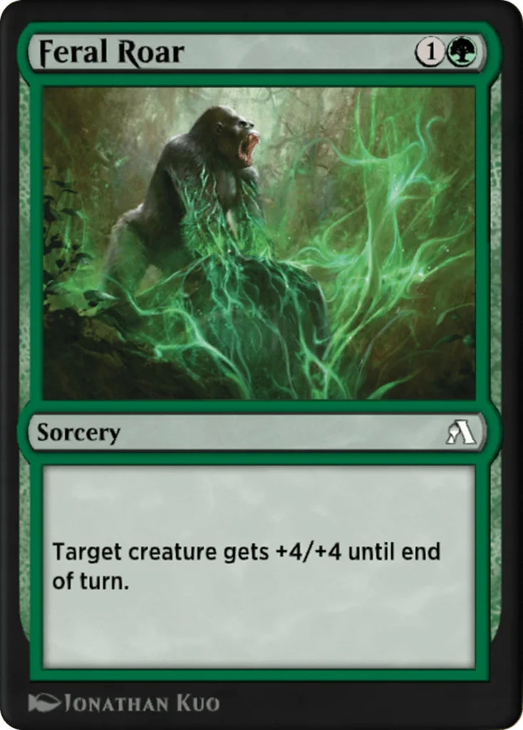 Feral Roar · Arena New Player Experience Cards