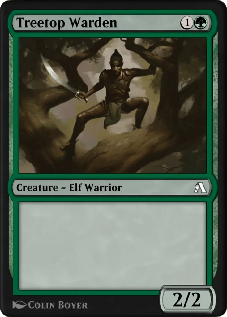 Treetop Warden · Arena New Player Experience Cards
