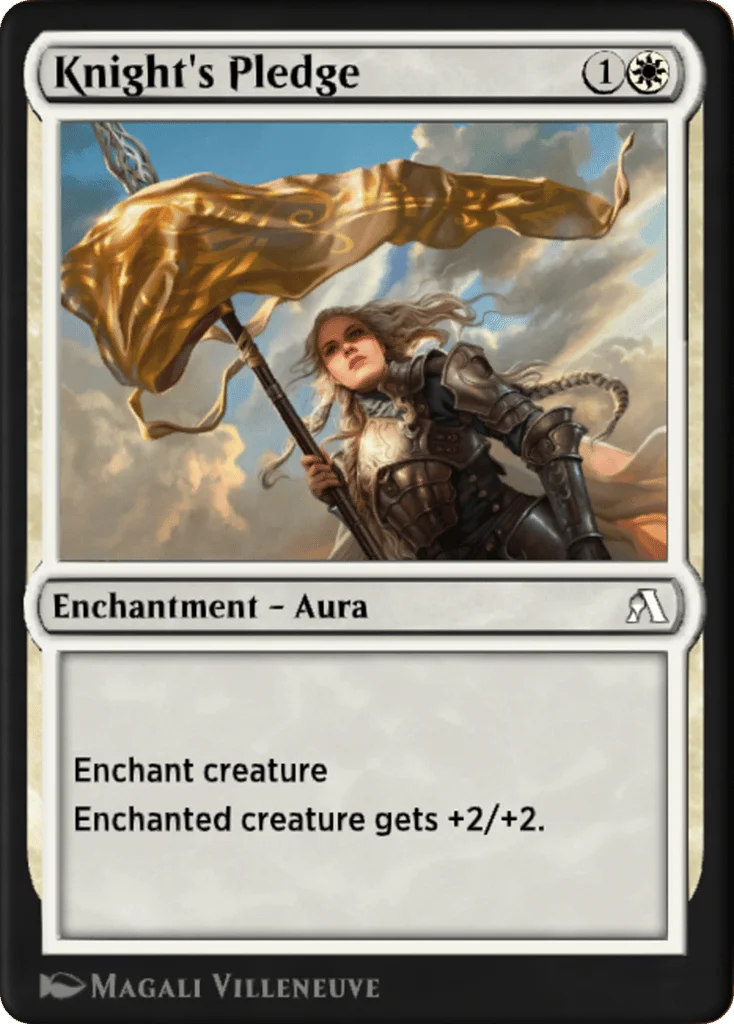 Knight's Pledge · Arena New Player Experience Cards