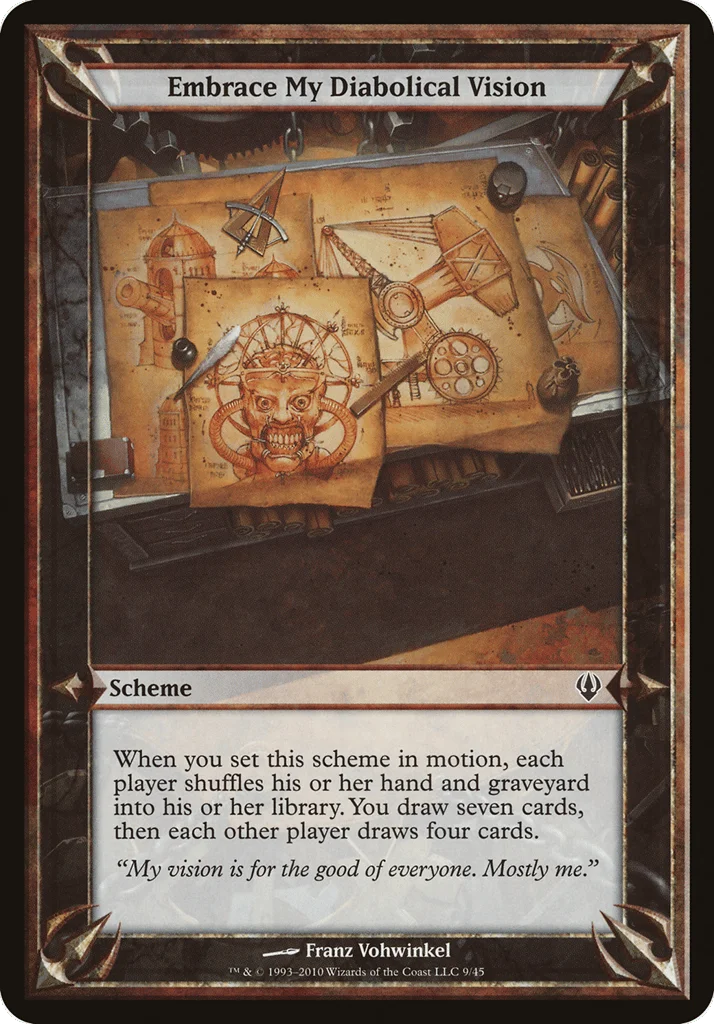 Embrace My Diabolical Vision · Archenemy Schemes