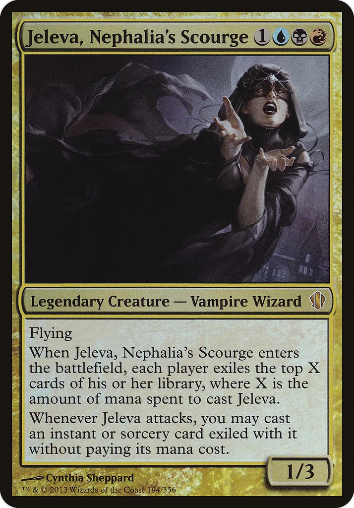 Jeleva, Nephalia's Scourge · Commander 2013 Oversized