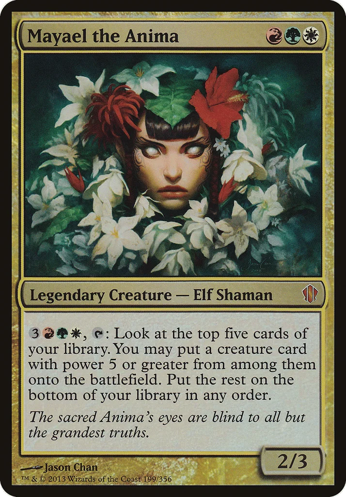 Mayael the Anima · Commander 2013 Oversized